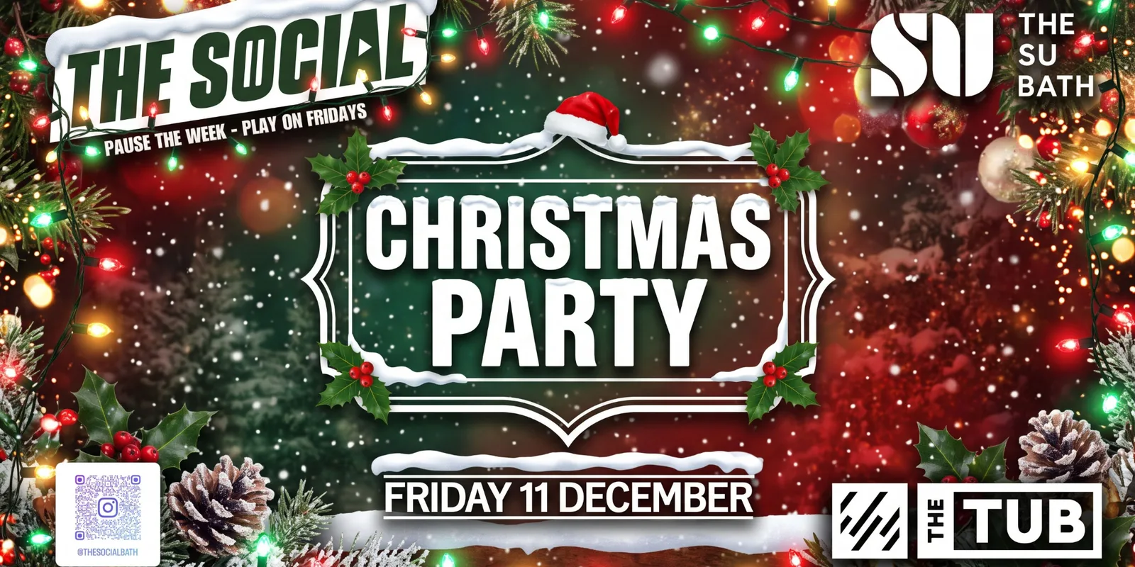 ⏸️ The Social Fridays ▶️ | 🎄🎁 Christmas Party 🌲🎅🏻