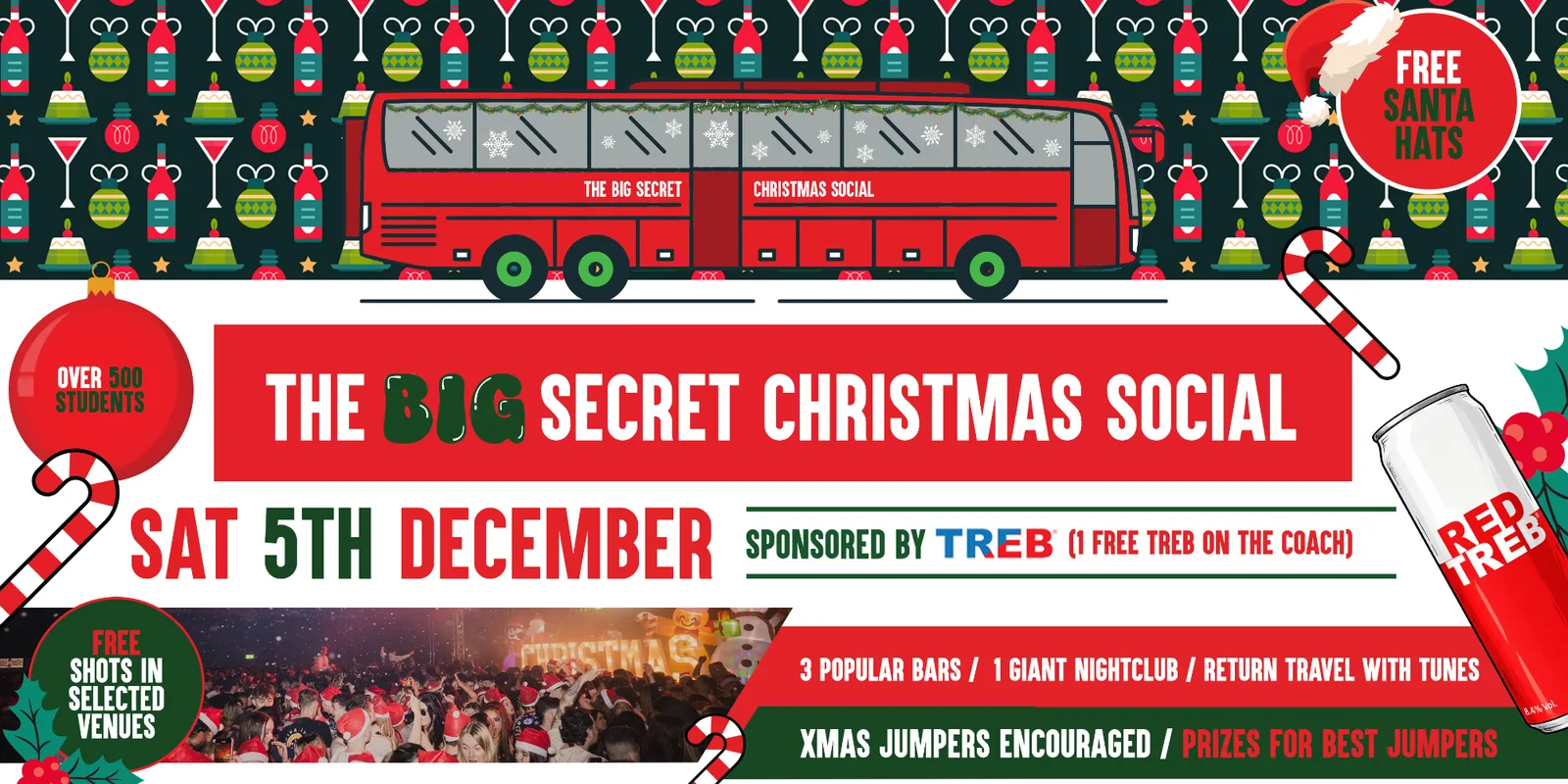 Beckett Cricket goes to THE BIG SECRET CHRISTMAS SOCIAL to an Unknown City, Saturday 5th December