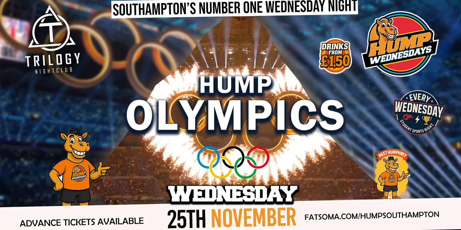 🐫 Hump Wednesdays 🐫 🏹🏏🥋 Hump Olympics! 🏑🏓🏸