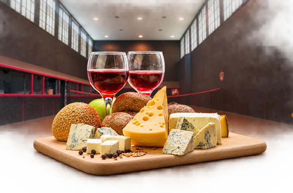 Real Tennis Wine and Cheese