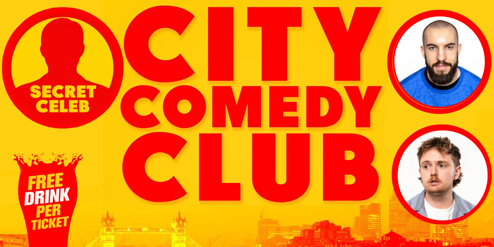 FRI 16 OCT 8:00PM: (INCLUDES FREE DRINK)