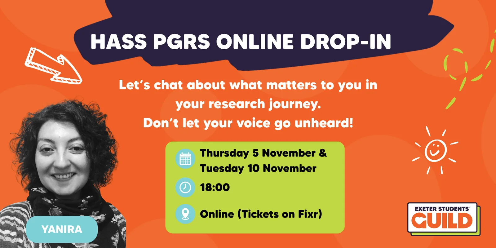 HASS PGRs Online Drop-In – Have Your Say!