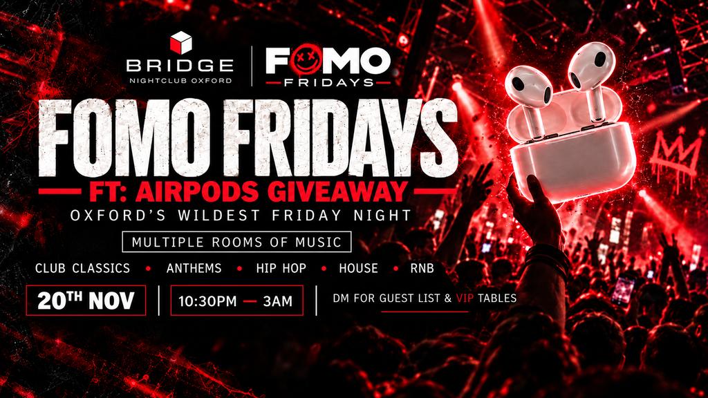 FOMO Fridays ft AirPod Giveaway