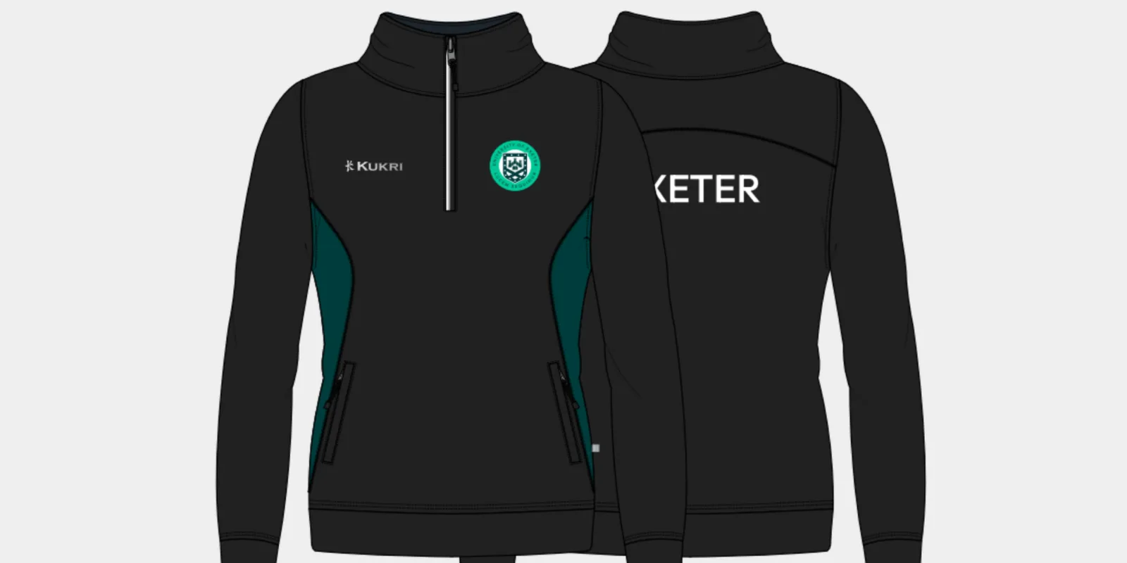 EXU 1/4 Zip Track Top