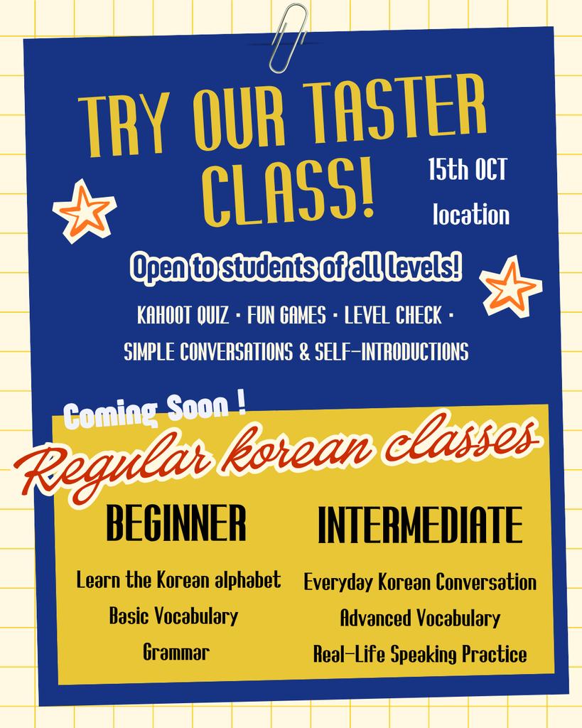 UOE KSOC Language Taster Class