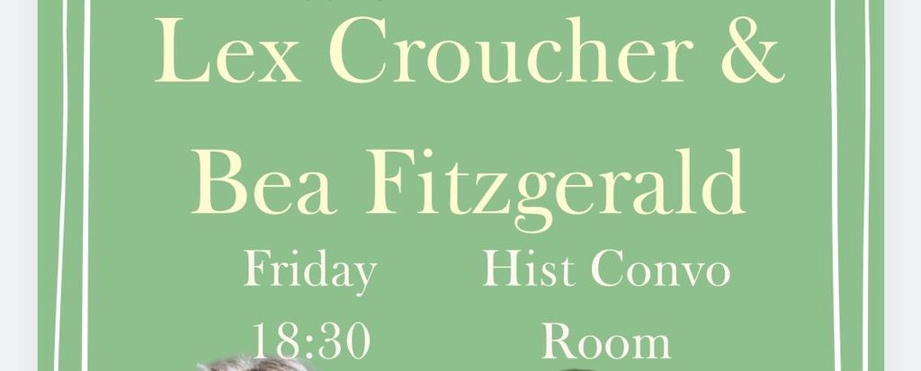 YA Panel with Lex Croucher and Bea Fitzgerald