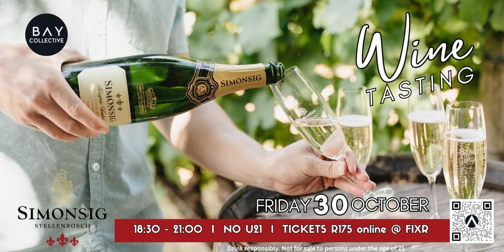 Simonsig Wine Tasting at Bay Collective - Friday 30 October