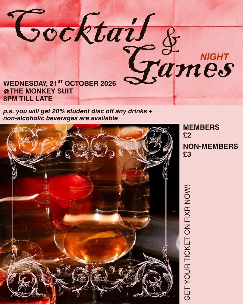 Cocktail & Games Night