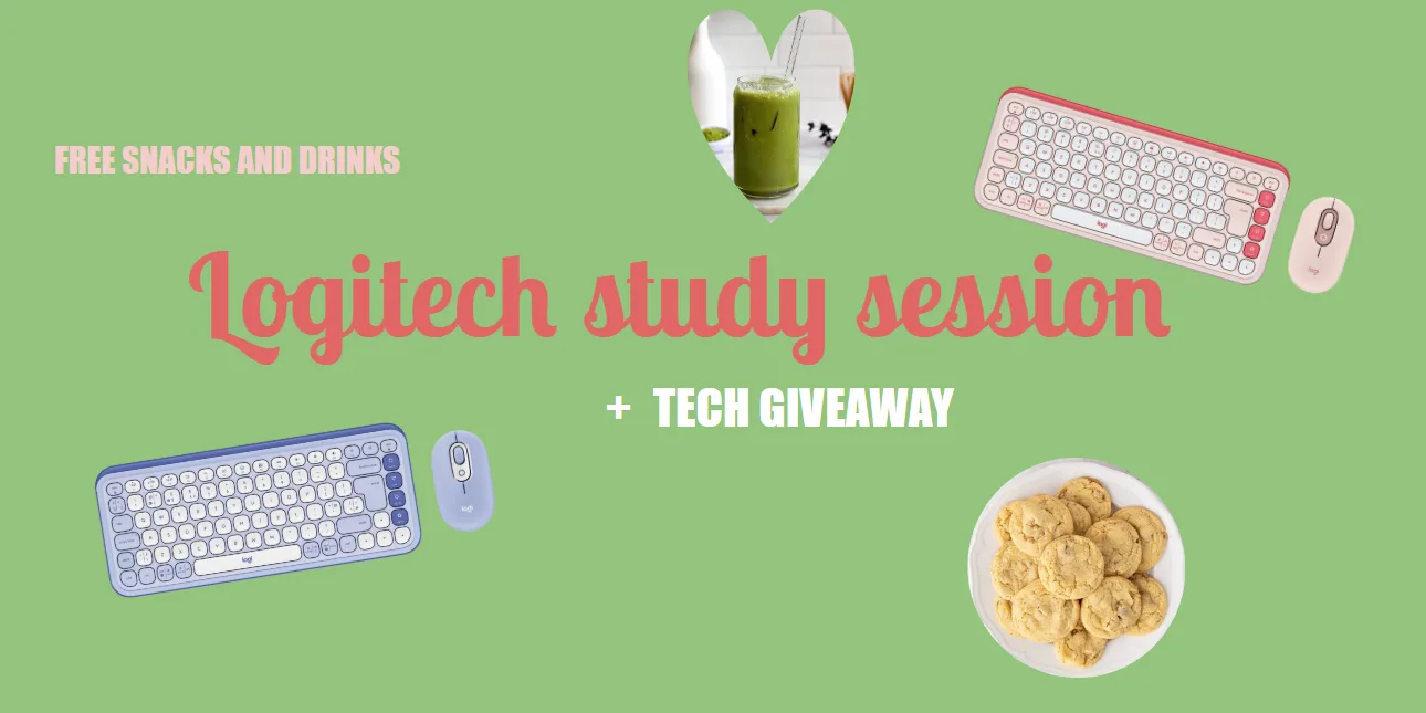 Study with Logitech - GIVEAWAY + FREE REFRESHMENTS