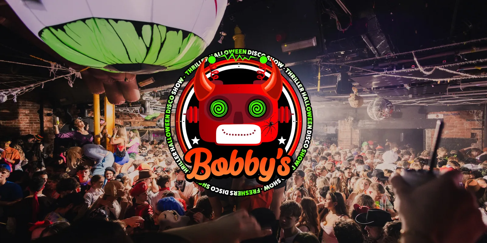 Bobby's Halloween Disco Club at The Warehouse - Mon 26th Oct