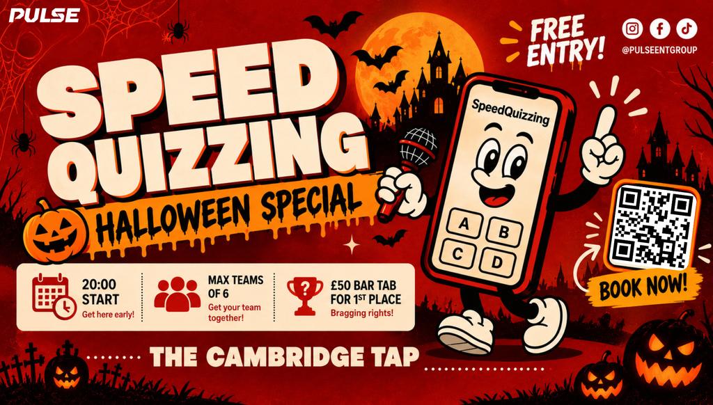 Halloween Quiz - The Cambridge Tap