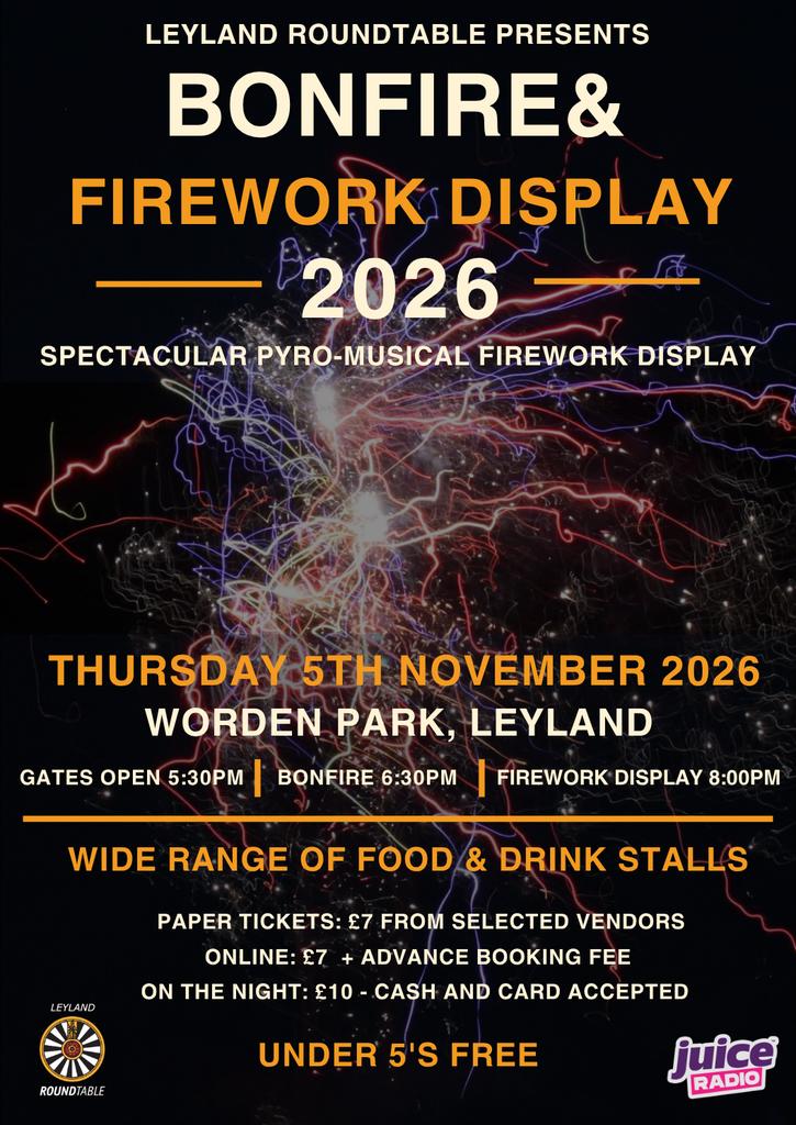 Bonfire & Fireworks Display 2026