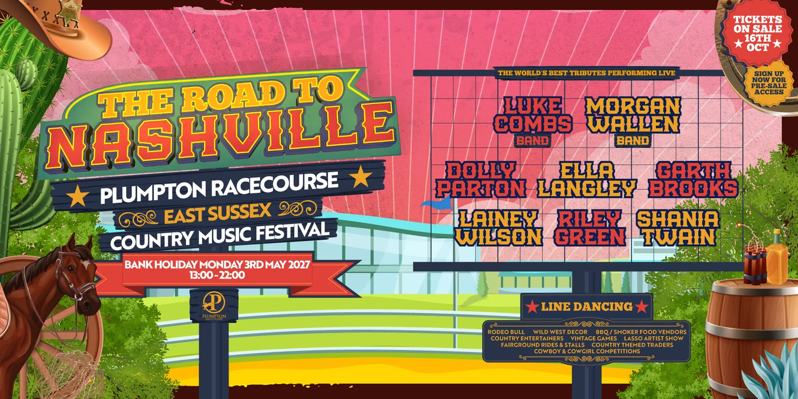 Road to Nashville Outdoor Festival 2027 | Plumpton Racecourse