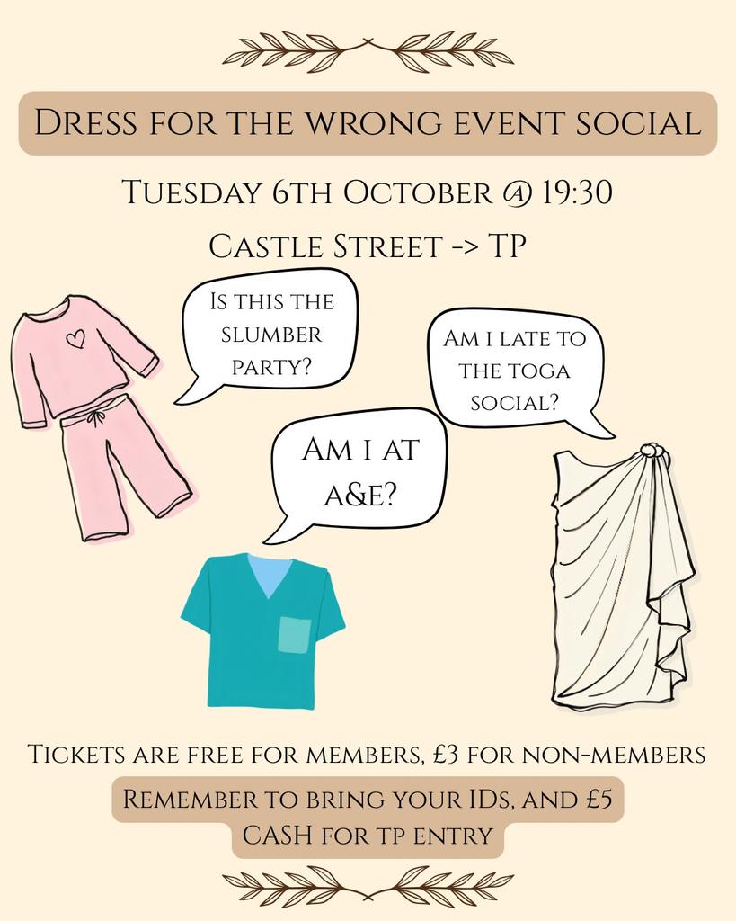 Dress for the Wrong Event