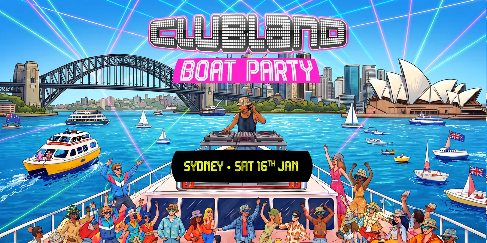 Clubland Boat Party - Sydney