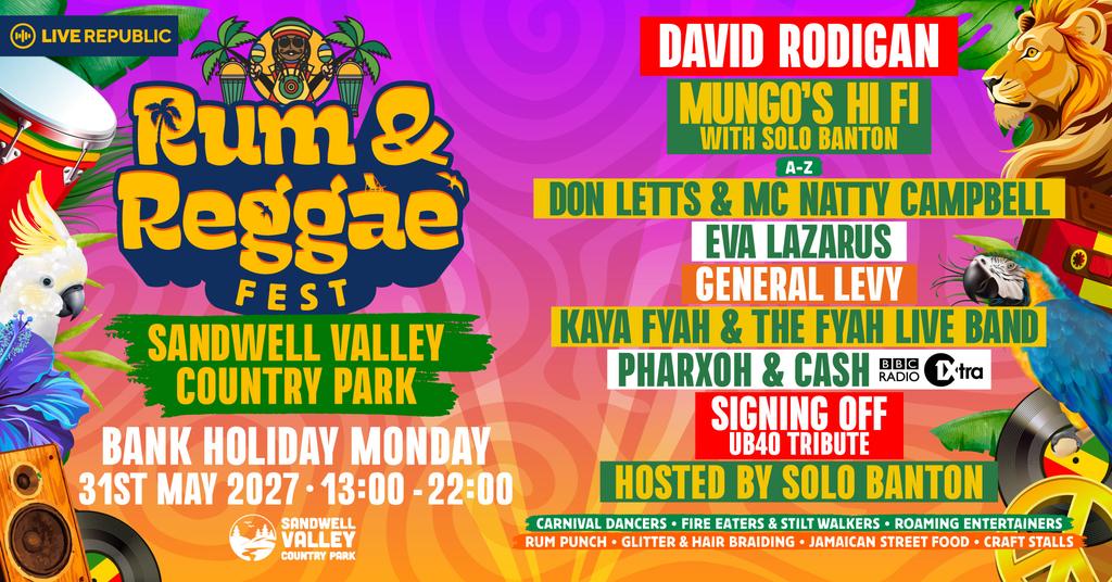 Rum&Reggae Fest | Sandwell Valley Country Park, Birmingham