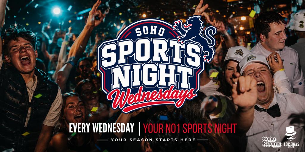 Your Official Soho Sports Night | Wednesday | Soho Rooms Newcastle