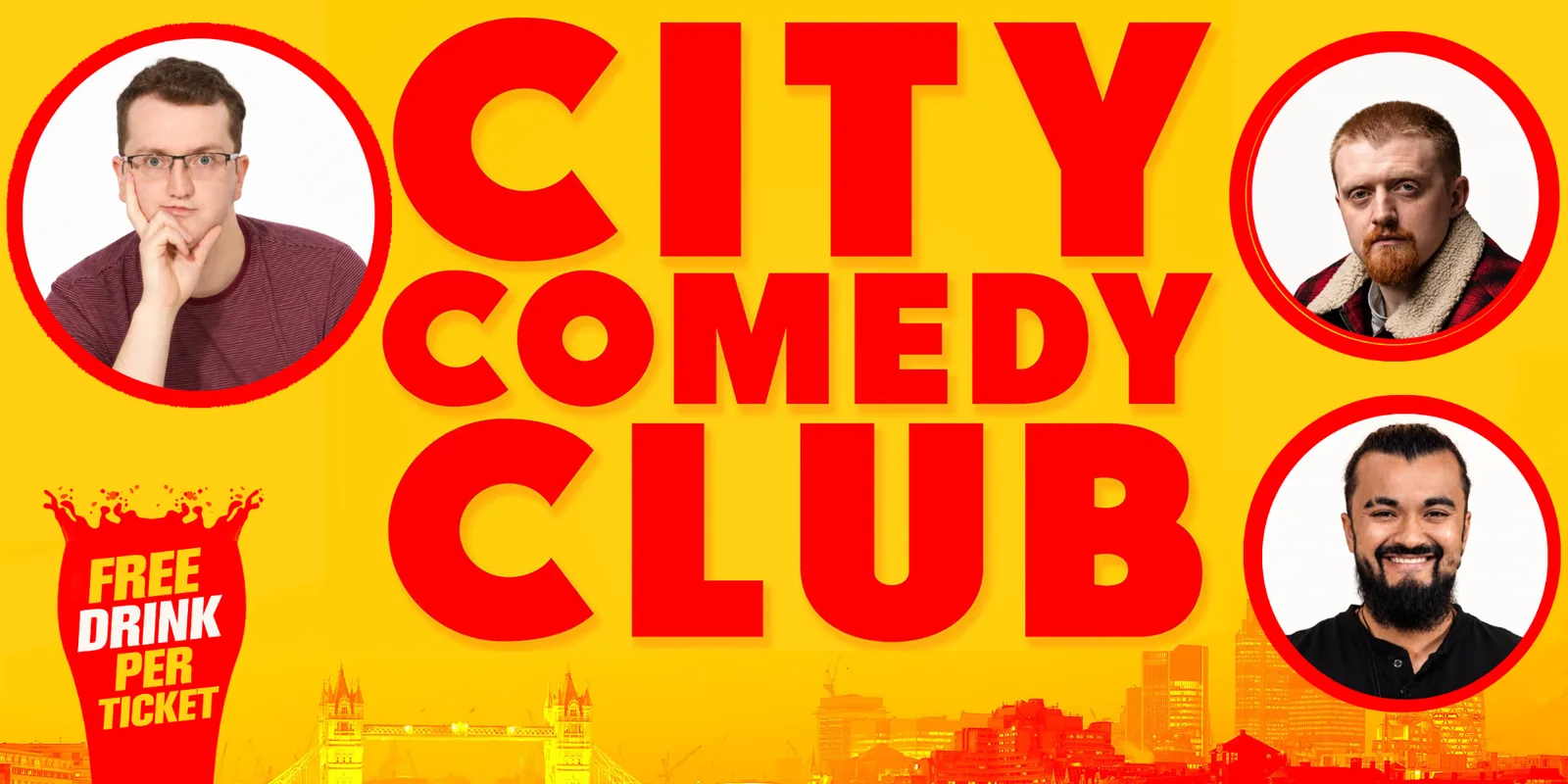 FRI 23 OCT 8:00PM: (INCLUDES FREE DRINK)
