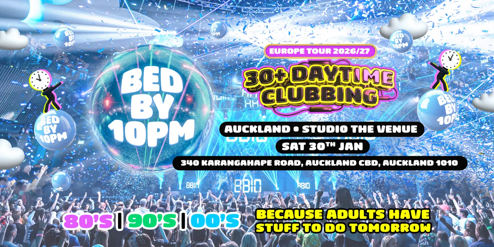 Bed By 10pm - Auckland