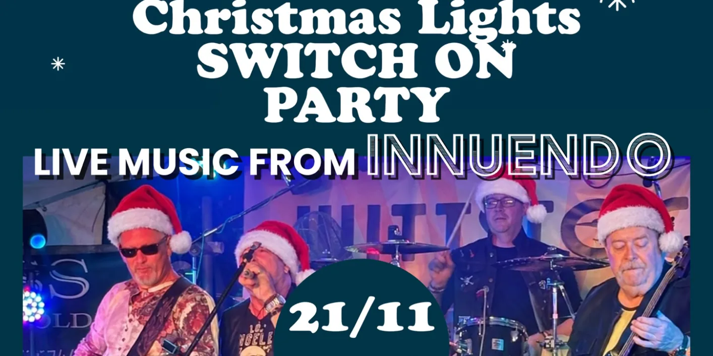 Christmas light switch on party