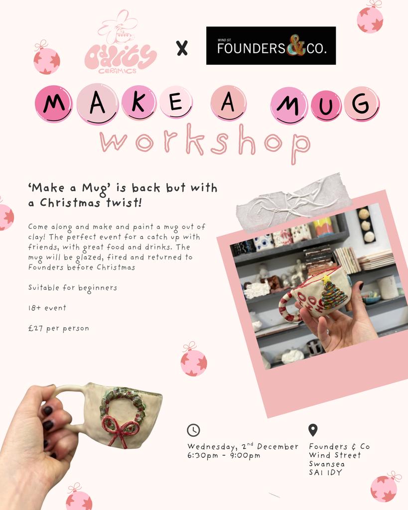 ‘Make a Mug’ Pottery Workshop @ Founders