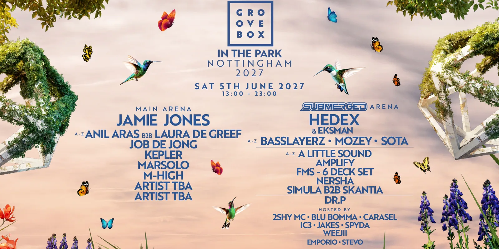 JAMIE JONES, HEDEX + more | Groovebox In The Park 2027