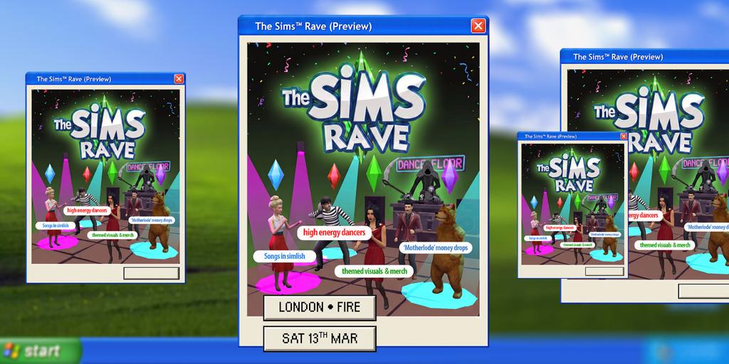 The Sims Rave - London