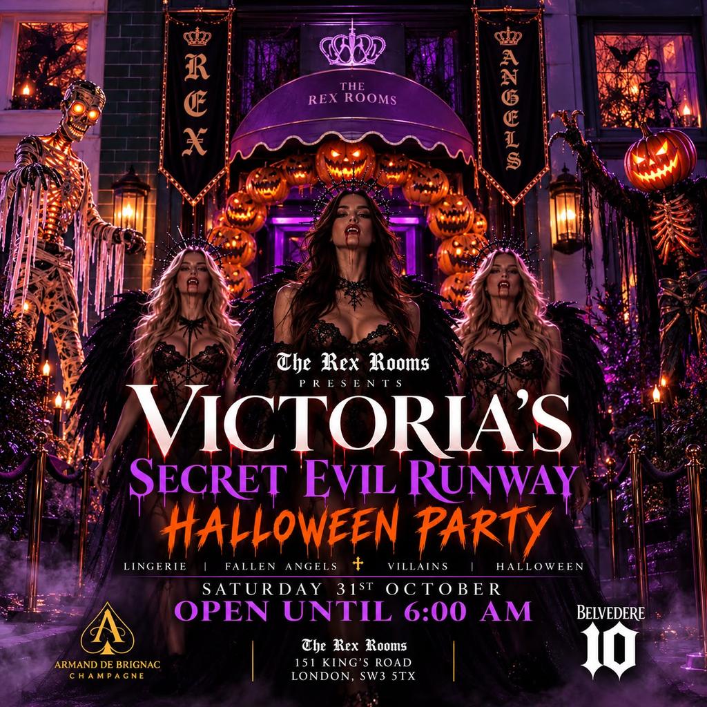VICTORIA'S SECRET EVIL RUNWAY HALLOWEEN PARTY