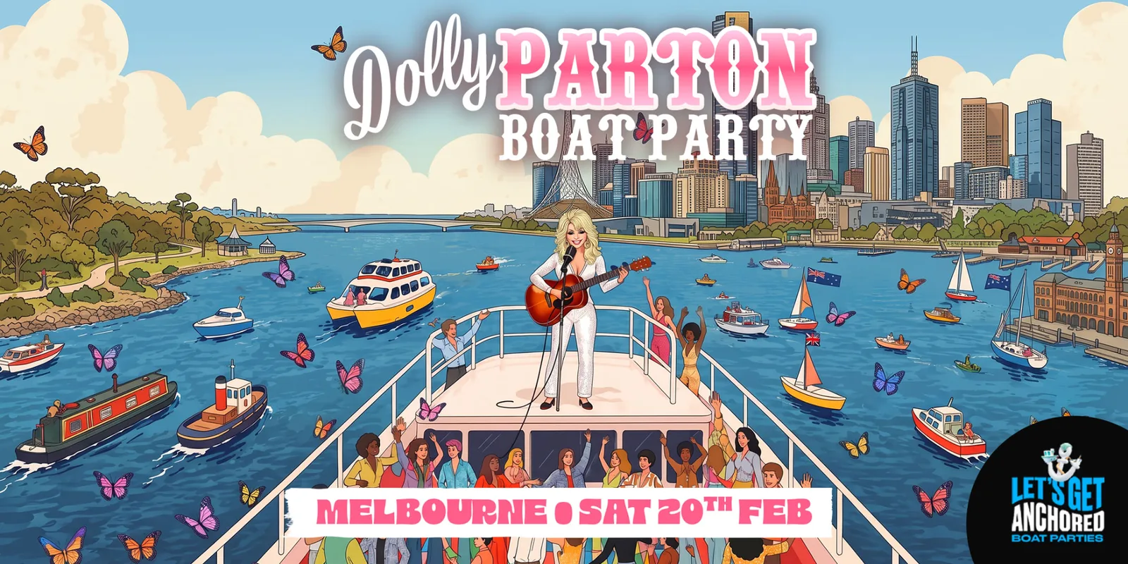Dolly Parton Boat Party - Melbourne
