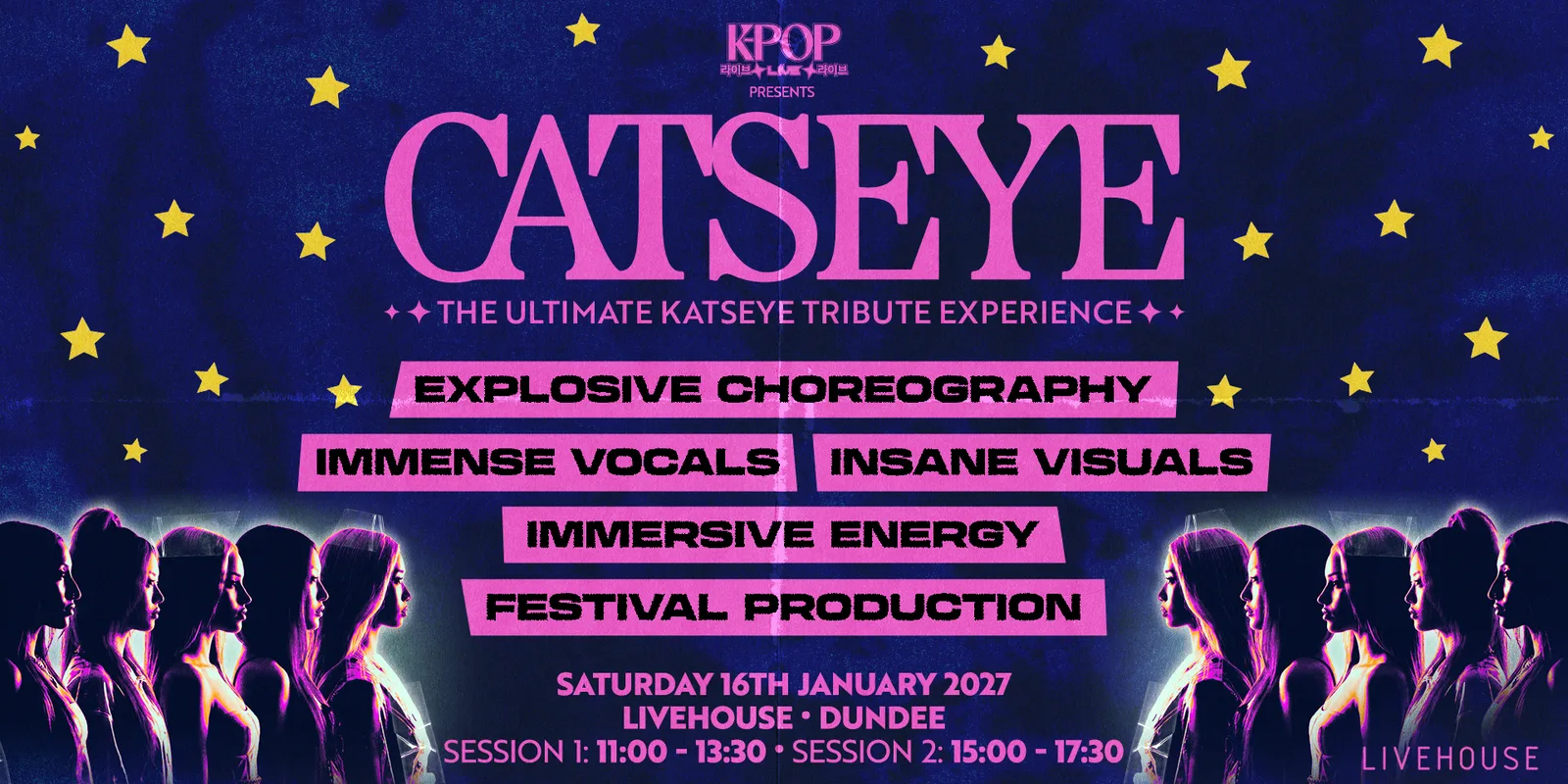 CATSEYE | LiveHouse, Dundee