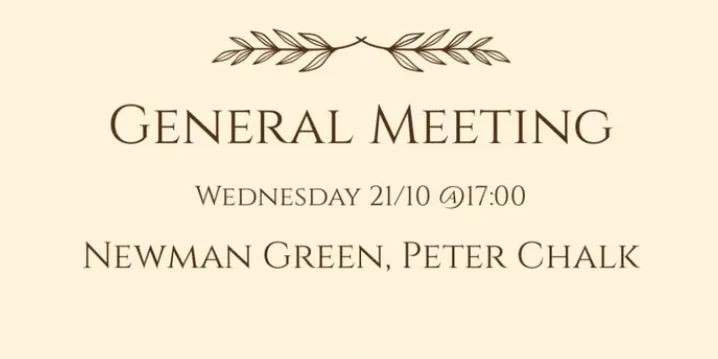 Classics and Ancient History General Meeting