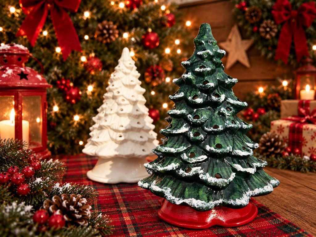 Large Ceramic Xmas Tree Painting Workshop - MCARTHURGLEN STUDIO