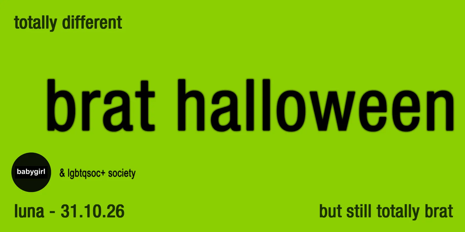 brat halloween