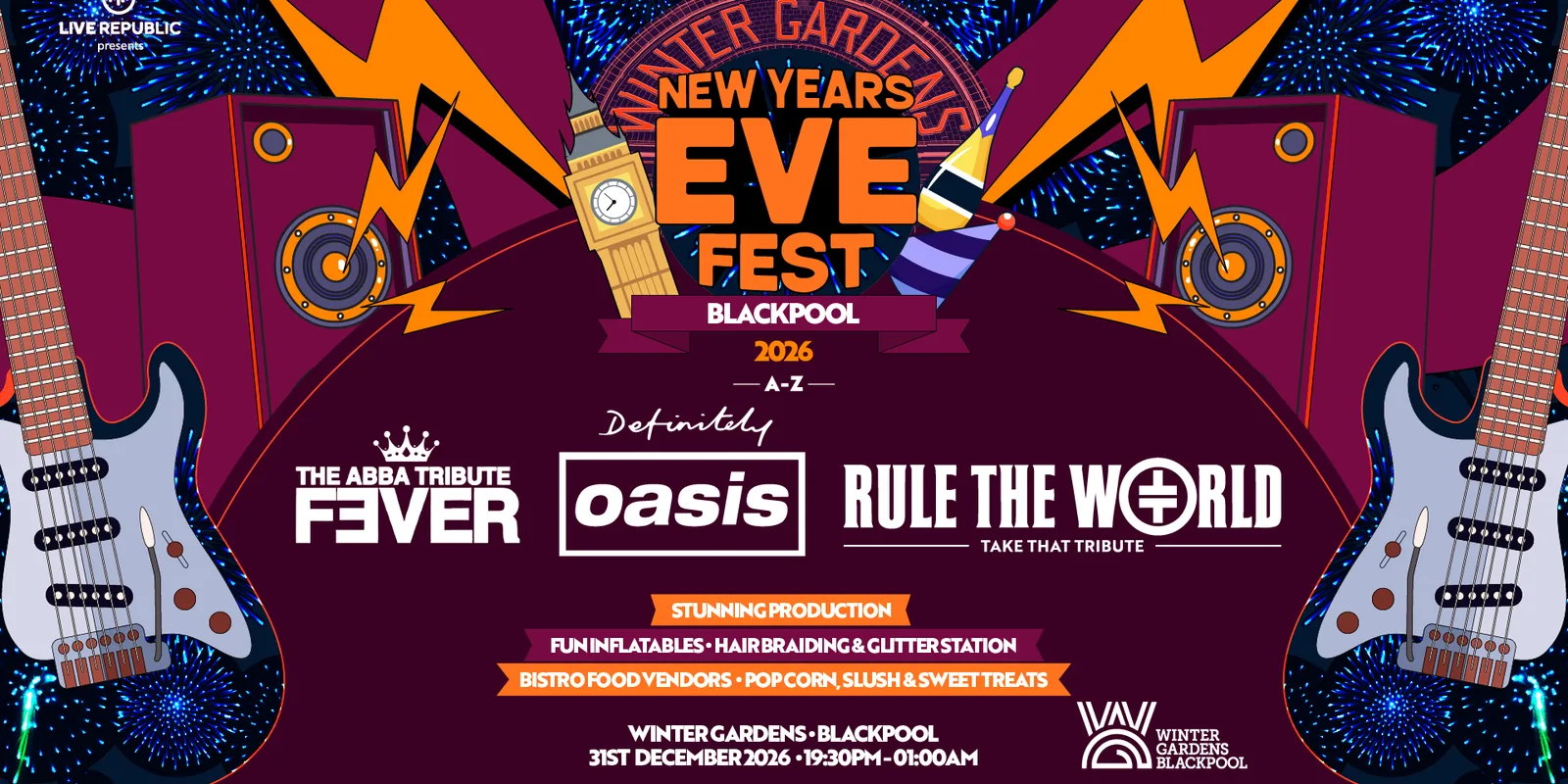 NEW YEARS EVE FEST | Winter Gardens, Blackpool