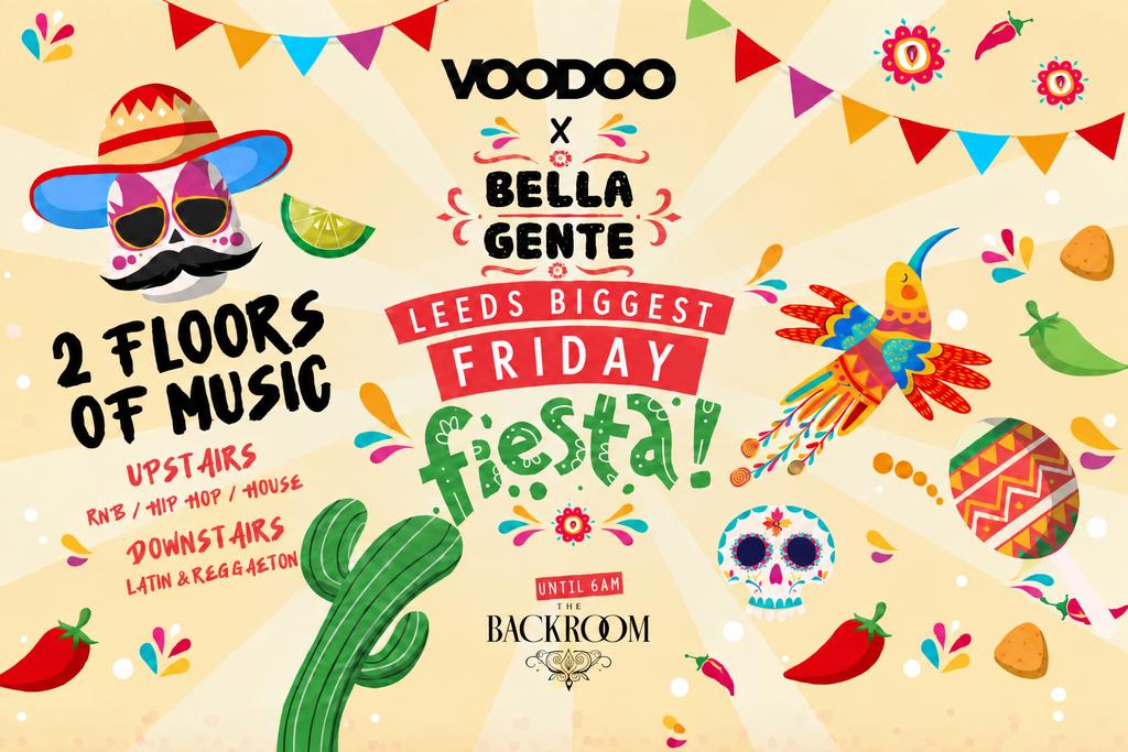 💃 Leeds' Friday Fiesta 2026 | Bella Gente @ The Backroom | 16th October