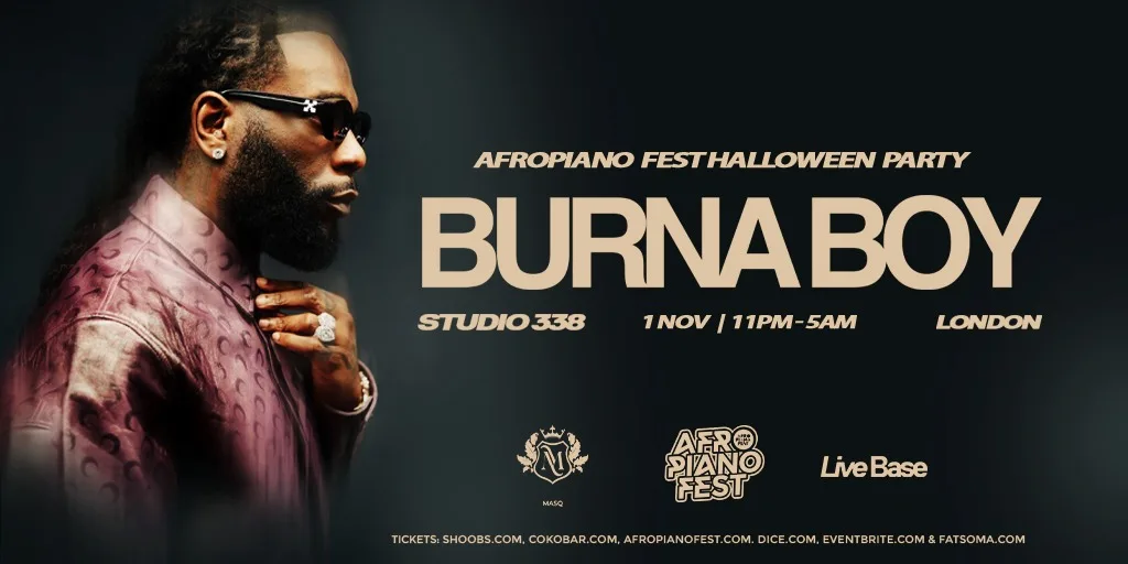 BURNA BOY AfropianoFest Halloween Party