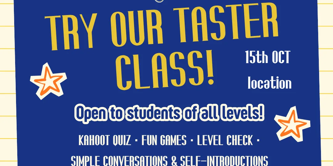 UOE KSOC Language Taster Class