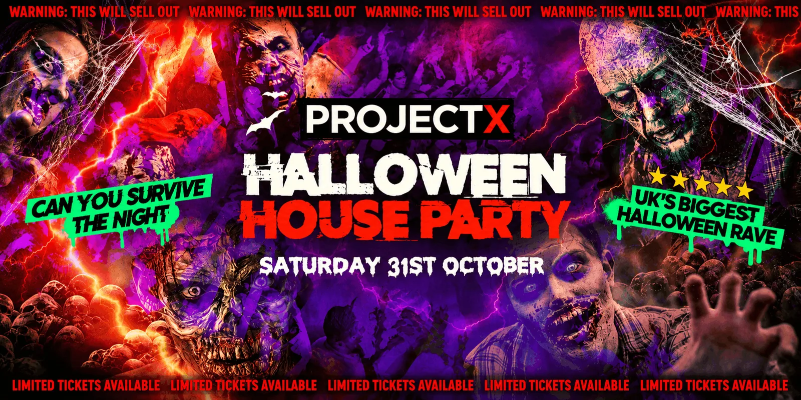 Project X Halloween House Party - Coventry