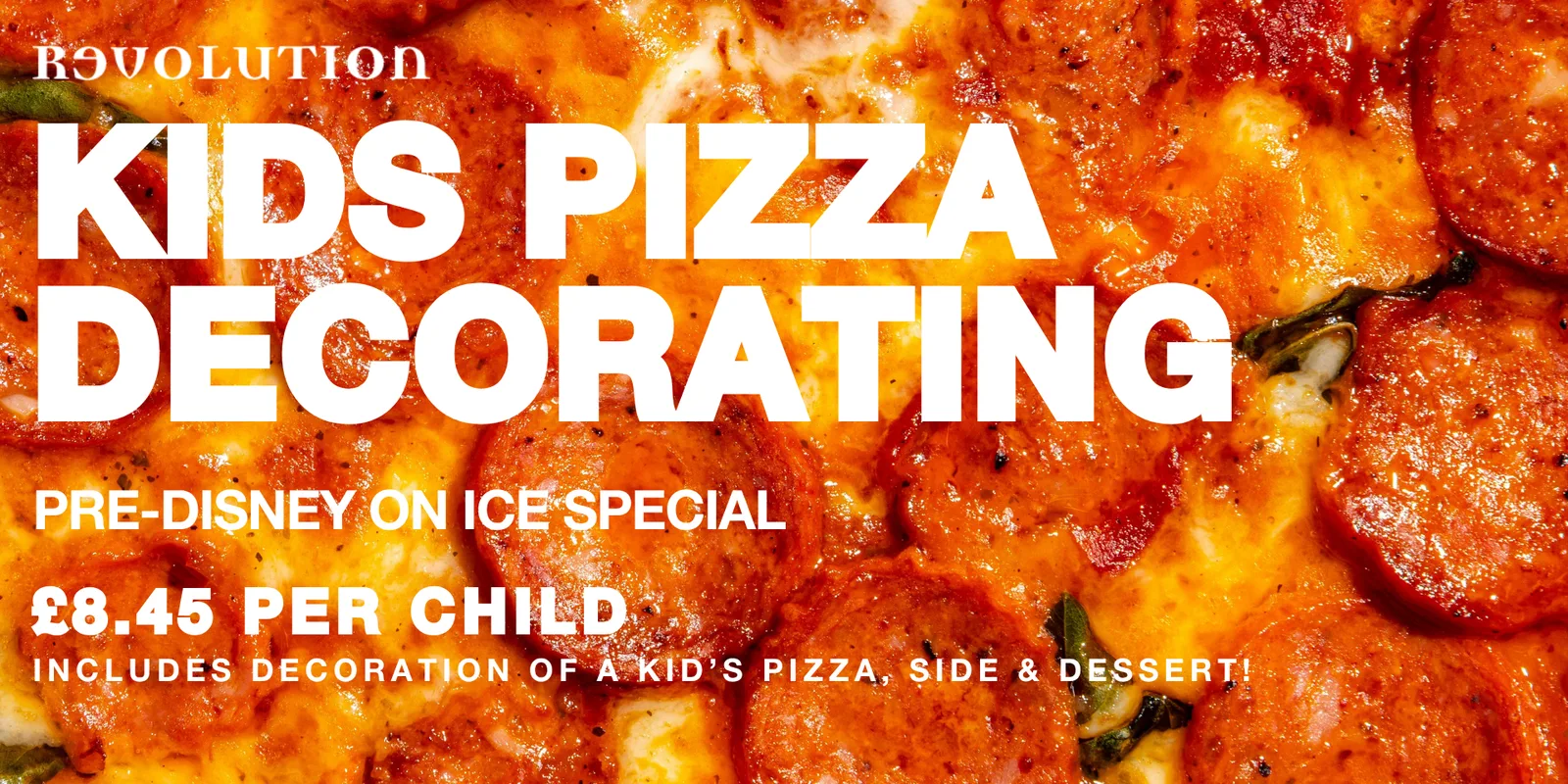 Kids Pizza Decorating @ Revolution Newcastle