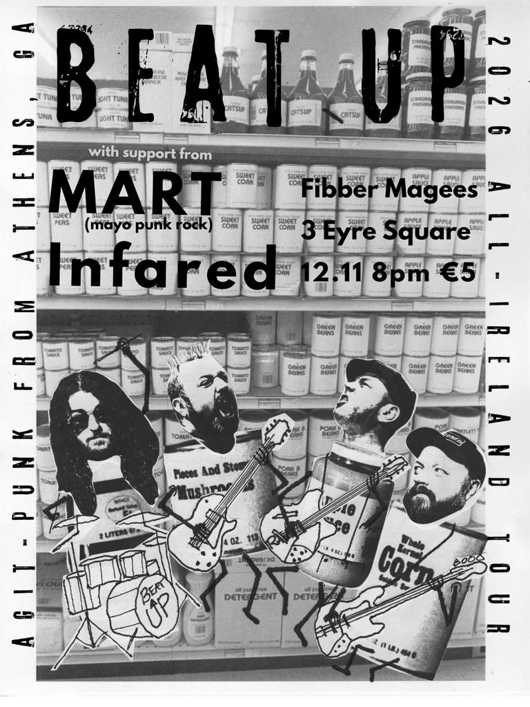 Beat Up, Mart, Infared @ Fibber Magees