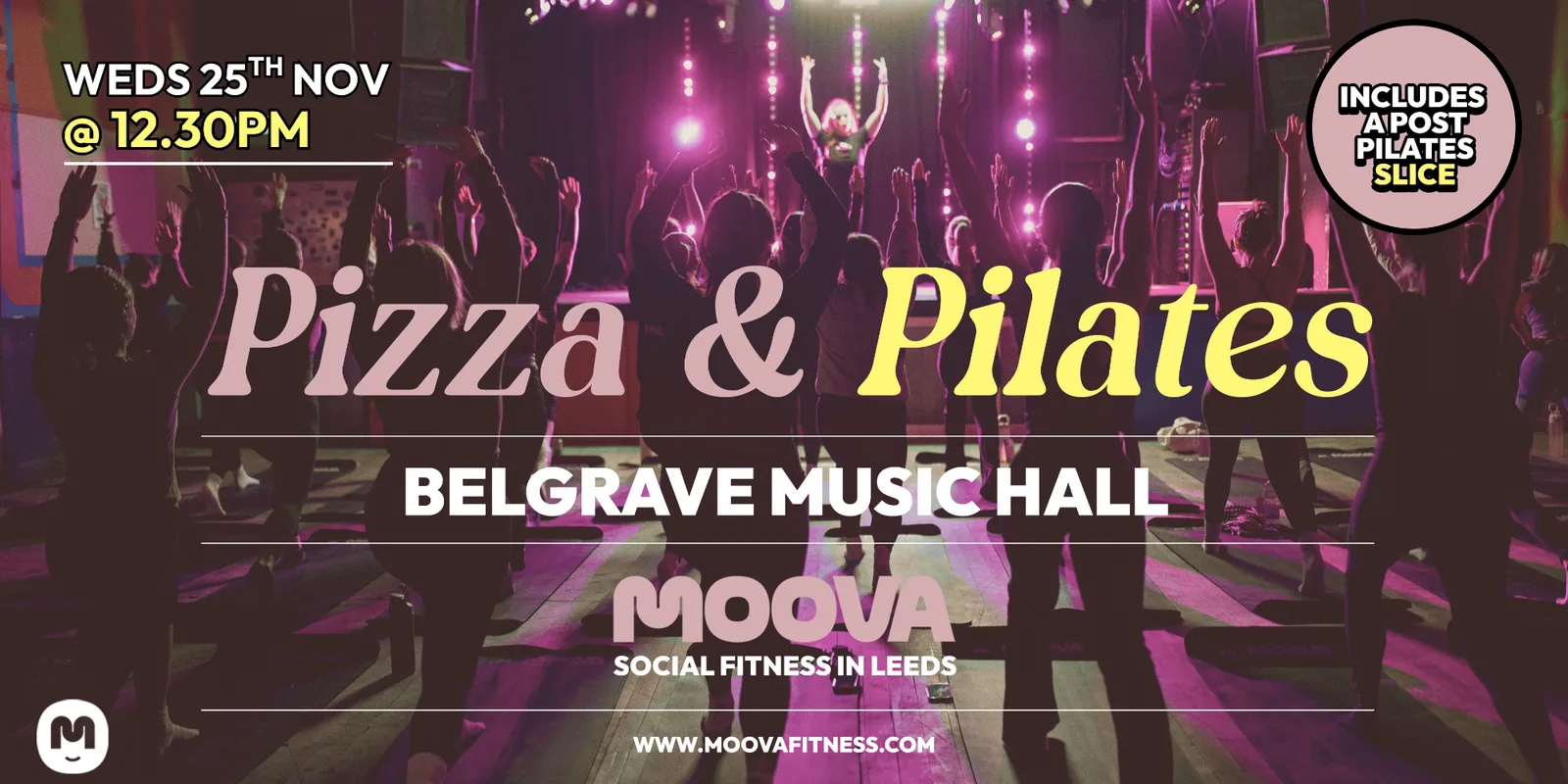 PIZZA & PILATES w/ Jess - Weds 25th Nov @ 6.15pm