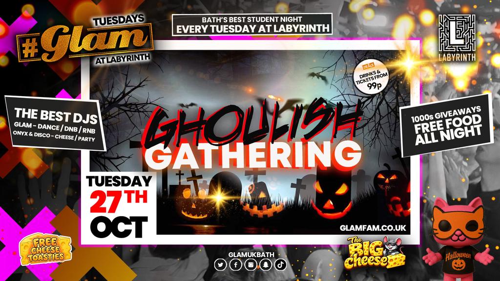 😻 GLAM TUESDAYS! 🧟🦇🐈‍⬛ GLAM HALLOWEN 2026! 🧛🏽‍♂️🎃👻 Tickets and Drinks from 99p!‼️Every Tuesday at Labyrinth 😻