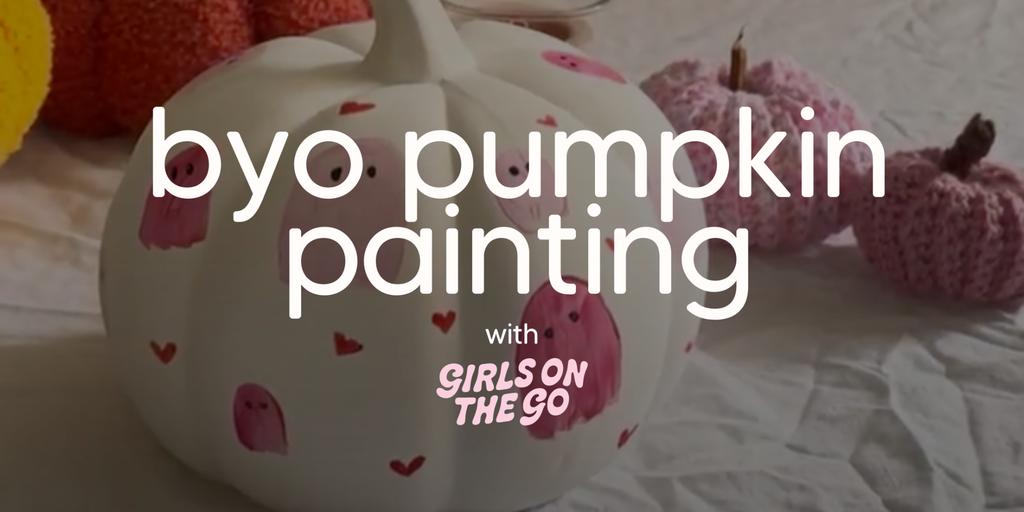 GOTG BYO Pumpkin Painting