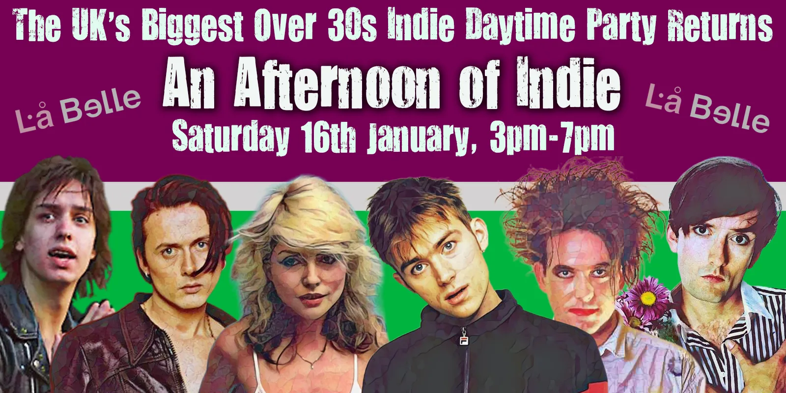 EDINBURGH An Afternoon of indie - Indie for the over 30s: 3pm-7pm, 16th January