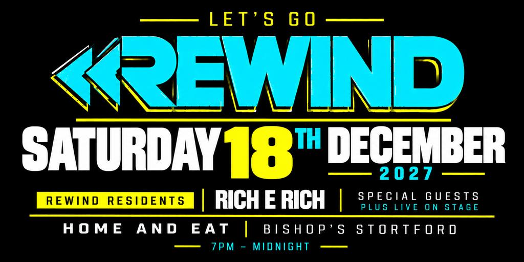 Rewind Christmas Special @ Home & Eat Bishop's Stortford