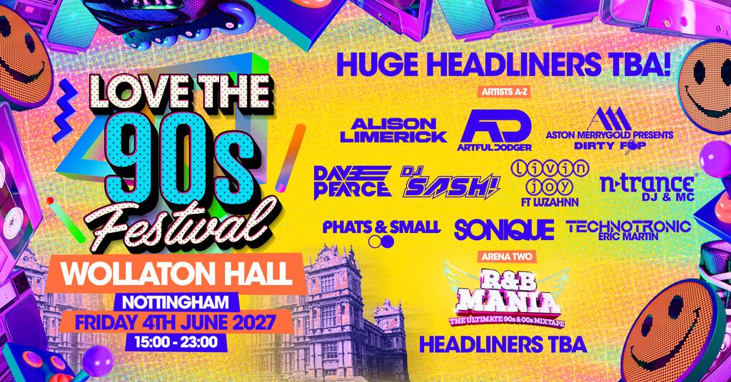 ASTON MERRYGOLD, SONIQUE | Love the 90s Fest, Wollaton Hall
