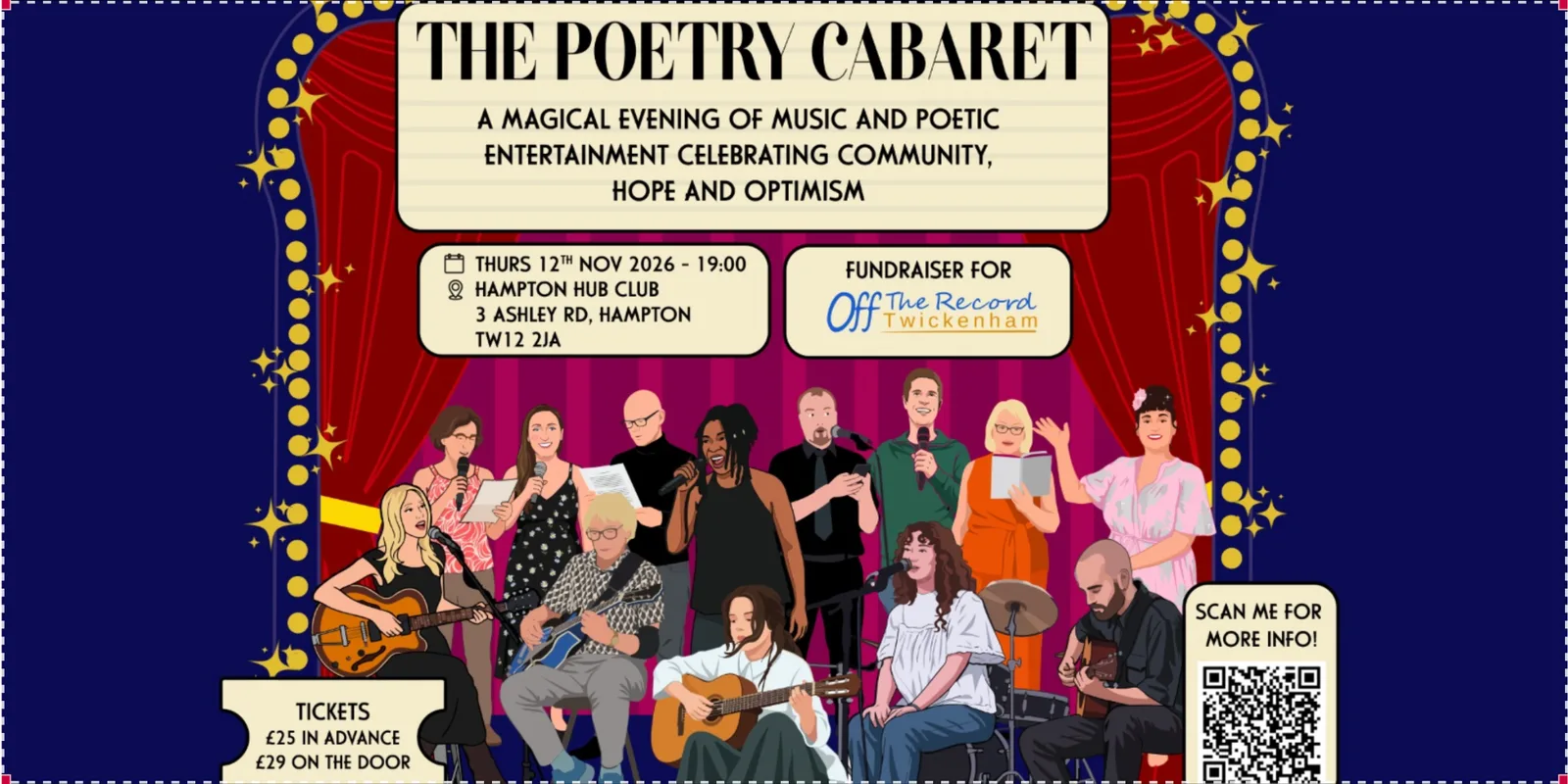 THE POETRY CABARET feat. LIVE MUSIC & POETRY