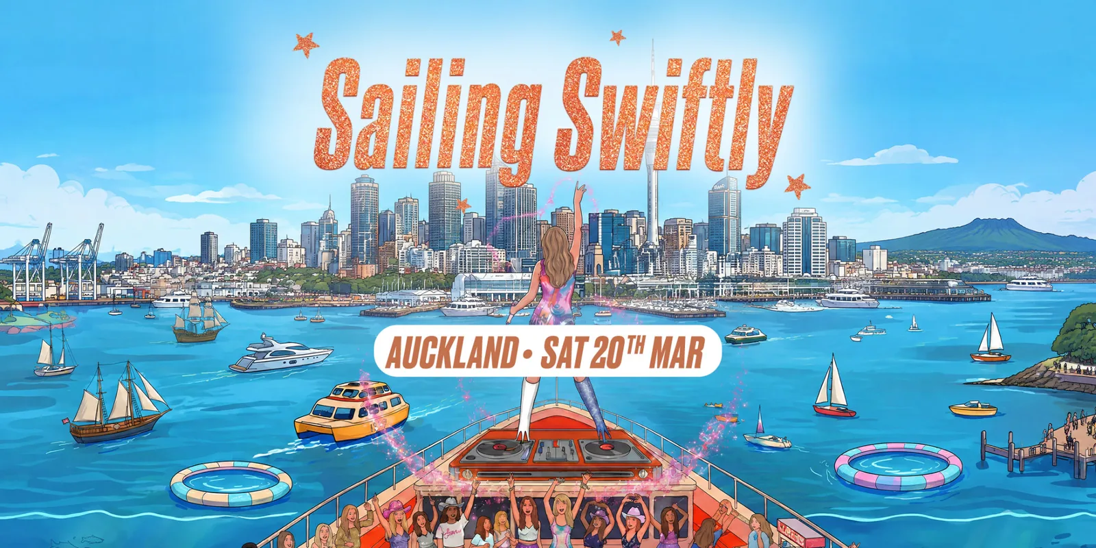 Sailing Swiftly Boat Party - Auckland