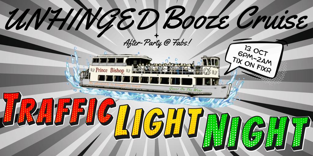 QUEER ON THE WEAR! 🏳️‍🌈 TRAFFIC🔴LIGHT🟡BOOZE🟢CRUISE!