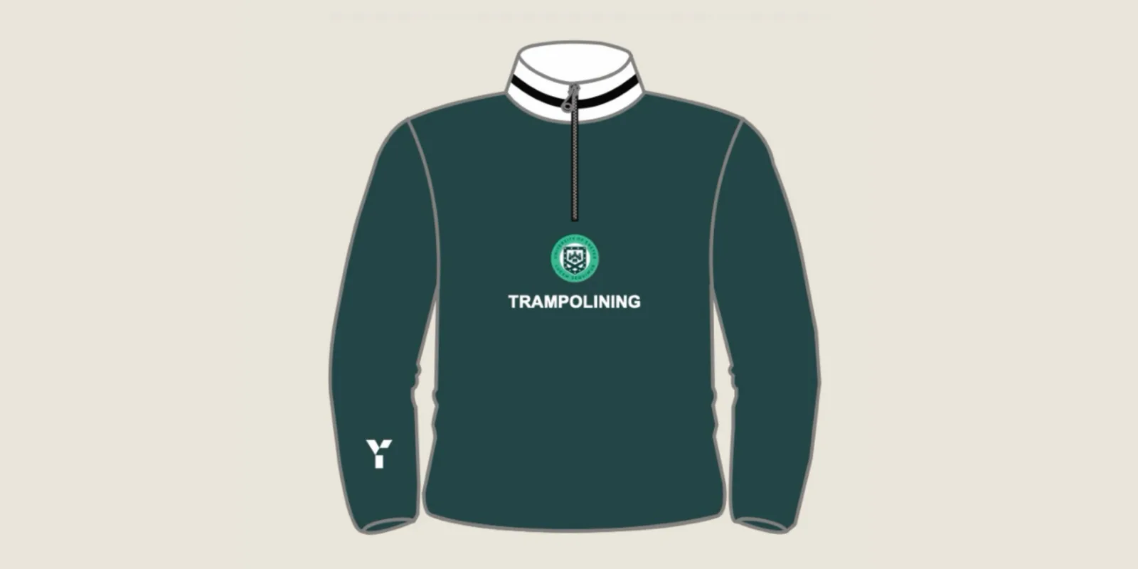 Trampolining Quarter Zip Fleece
